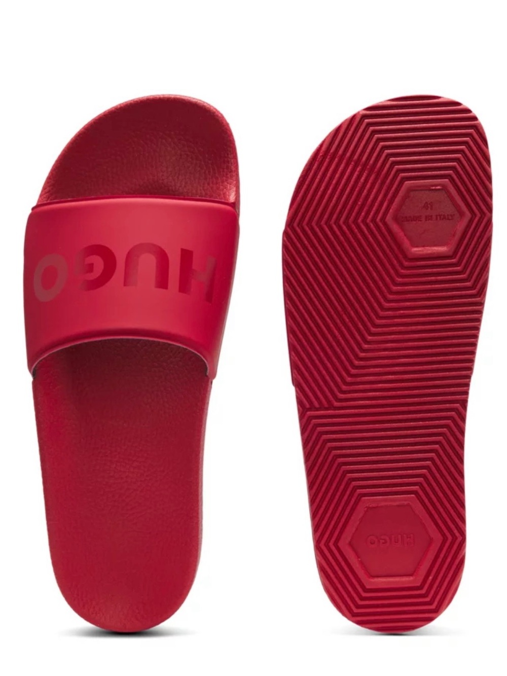HUGO Red Logo Slide Sandals
